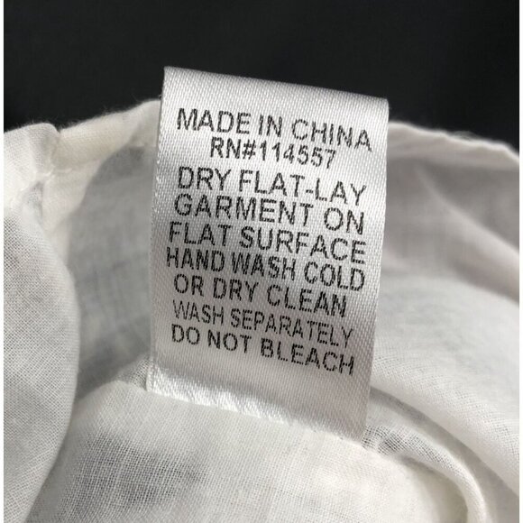 THML Women's Striped Embroidered Mini Beach Dress Size S Coastal Summer Tassels - Picture 6 of 9